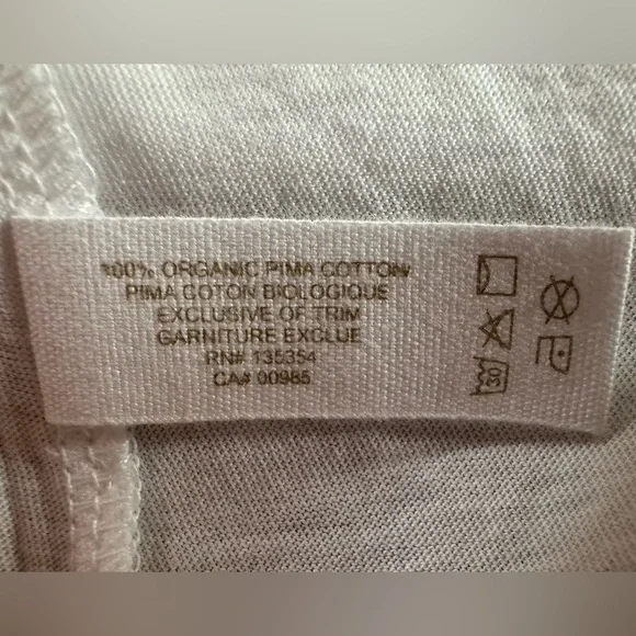 SKIN Worldwide White Long Sleeve Tee Shirt - NWT Size Small - Picture 5 of 6